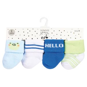 8-Pair Baby Socks - Boy