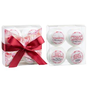 4-Piece Bath Bomb Gift Set - Romantic Sensuous