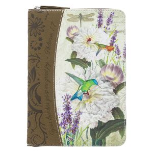 Zippered Scripture Journal - Your Love Has Given Me Great Joy
