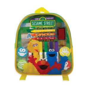 21-Piece Art and Activity Backpack - Sesame Stree
