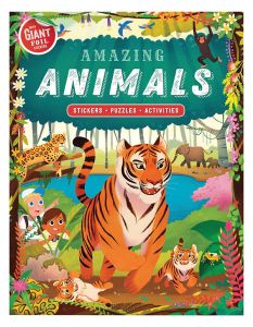 Color and Sticker Activity Book - Amazing Animals