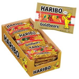 Haribo Gold-Bears Original Gummi Candy - 2oz Bags - 24ct Display Box