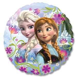 Frozen Anna and Elsa Licensed Foil Balloon - Bagged