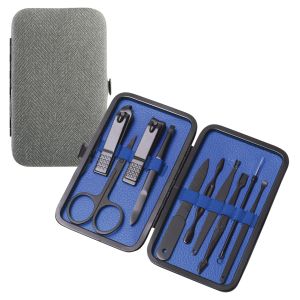 Anodized 11 Piece Men's Grooming Kit