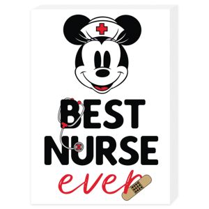 Minnie Mouse Best Nurse Ever Box Sign