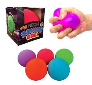 Neon Squish Ball - Assorted