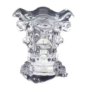 Oil & Wax Aromatic Glass Lamp Warmer - Clear