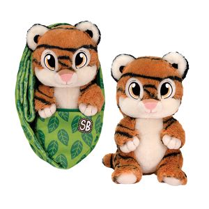 12 Inch Swaddle Babies Plush - Tiger