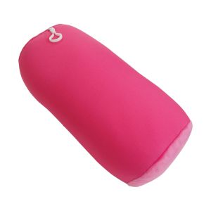 World's Best SpunGee Neck Roll Travel Pillow - Pink