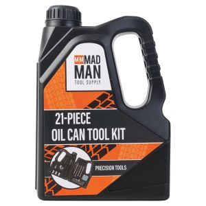 21-Piece Mad Man Oil Can Tool Kit