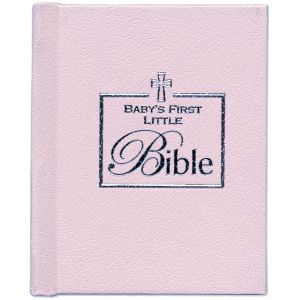 Baby's First Little Bible - Girl Open Stock
