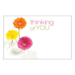 Encloser Card - Thinking of you Daisies