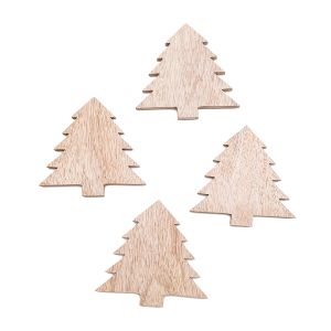 Tree Shaped Wood Coasters