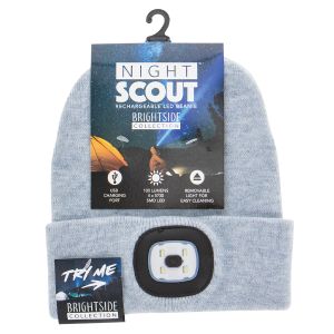 Brightside Rechargeable LED Beanie - Blue