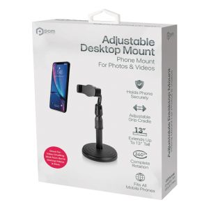 Adjustable Desktop Phone Mount for Photos and Videos