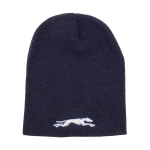 Embroidered Greyhound Logo Beanie Hat