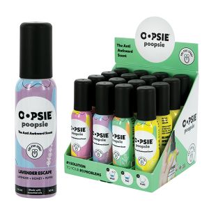 Oopsie Poopsie Spray 16ct Display - 4 Assorted Scents