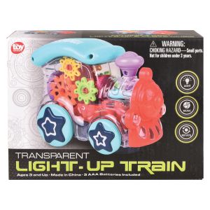 Light-Up Transparent Train