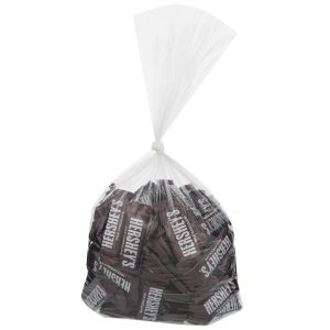 Hershey's Snack Size Milk Chocolate Bars - Refill Bag for Changemaker Tubs