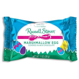 Russell Stover Chocolate Eggs - Marshmallow Cream