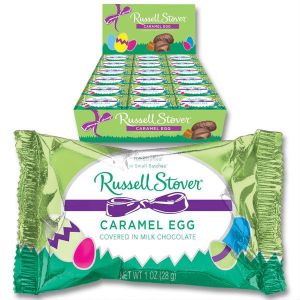 Russell Stover Chocolate Eggs - Caramel