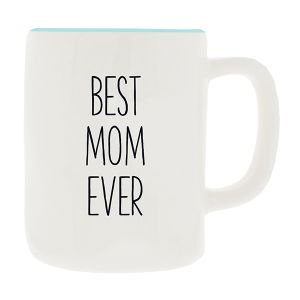 Organic Ceramic Coffee Mug - Best Mom Ever