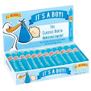 El Bubble Birth Announcement Bubble Gum Cigars - 36ct - It's a Boy