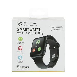 Smartwatch with Activity Tracking & Bluetooth Calling - Black