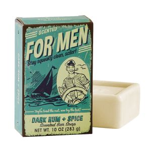 For Men Scented Bar Soap - Dark Rum & Spice