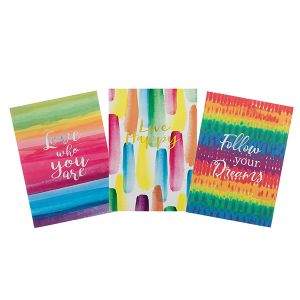 Journal with Hot Stamping - Inspire Me - Assorted