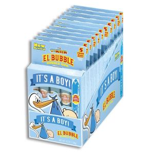 El Bubble Birth Announcement Bubble Gum Cigars - 5ct - It's a Boy