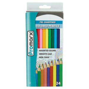 24-Count Colored Pencils - Long