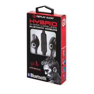 Hybrid Wireless Bluetooth Earbuds with Microphone