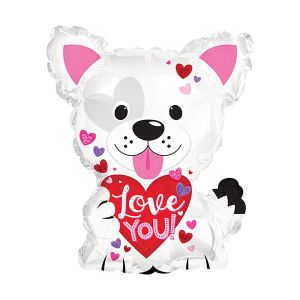 I Love You Doggie Jumbo Foil Balloon