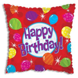 Happy Birthday Balloons Foil Balloon - Bagged