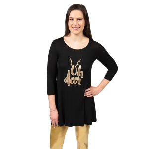 Oh Deer Holiday Tunic