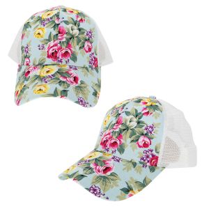 Floral Rose Trucker Hats