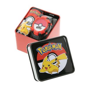 LCD Date & Time Watch in Tin Case - Pokemon