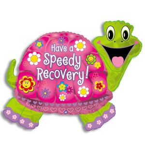 Jumbo Foil Balloon - Have a Speedy Recovery Turtle