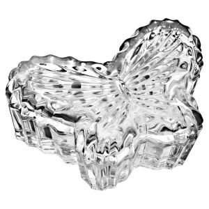 Fine Crystal Butterfly Covered Box