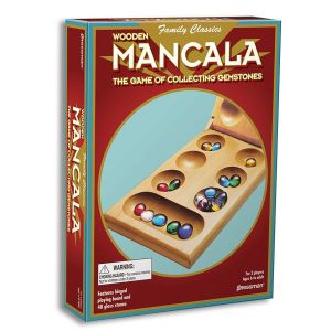 Wooden Mancala with Folding Playing Board
