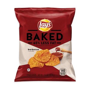 Baked Lay's Barbecue Potato Chips - Large Single Serving Size