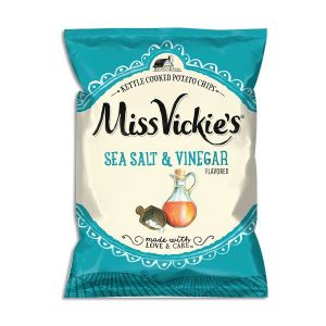 Miss Vickie's Sea Salt and Vinegar Kettle Cooked Potato Chips - Large Single Serving Size