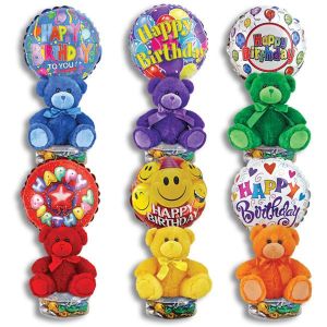 Happy Birthday Bright Bear Kelliloons - Hard Candy