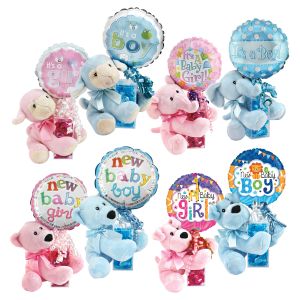 Mixed Baby Bear Hugger Kelliloons with Mints
