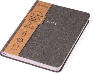 Recyled Water Bottle Journal - Gray