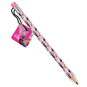 Jumbo Pencil with Sharpener - Barbie