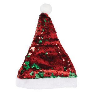 Glitzy Reverse Sequin Christmas Hat