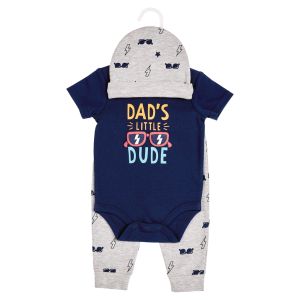 3-Piece Baby Clothing Set - Dad's Little Dude