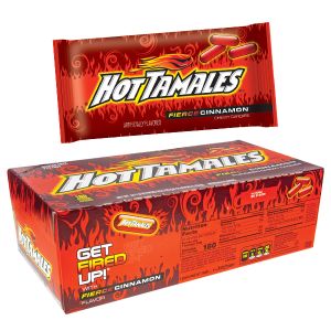 Hot Tamales Cinnamon Candies - 24ct Display Box